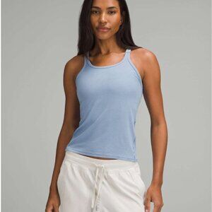 Lululemon NWT Hold Tight Thin Strap Racerback Tank Top Blue Willow Sz 10